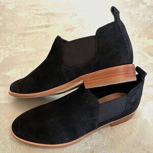 G.H. BASS & CO Brooke Short Suede Chelsea Bootie  - Black Size 6.5 M Slip On